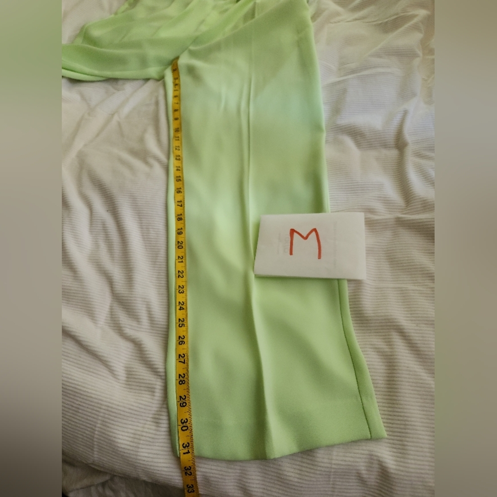 Zara trousers  Light Green BNWT. Trousers/PANTS ONLY - Picture 13 of 15
